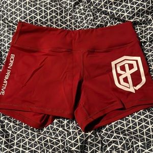 Wine color shorts